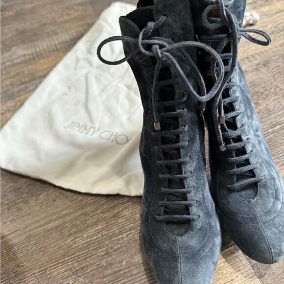 Jimmy Choo laced up boots #11 - Picture 2 of 8